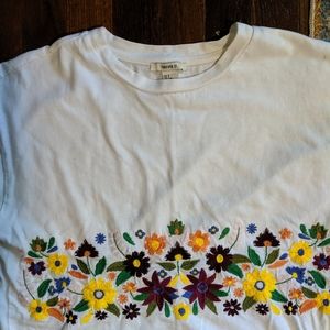 Embroidered Crop Top, Forever 21